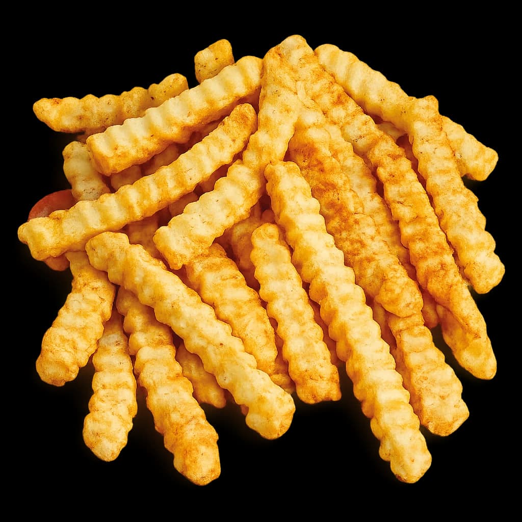 Classic crinkle fries